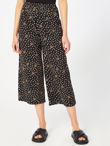 People Tree Regular Pants 'Claudia Shibori' in Black: front