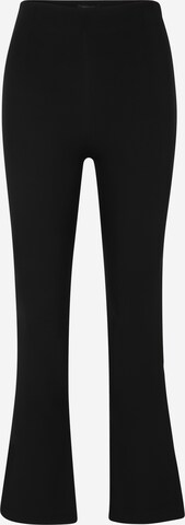 évasé Pantalon Trendyol Petite en noir : devant