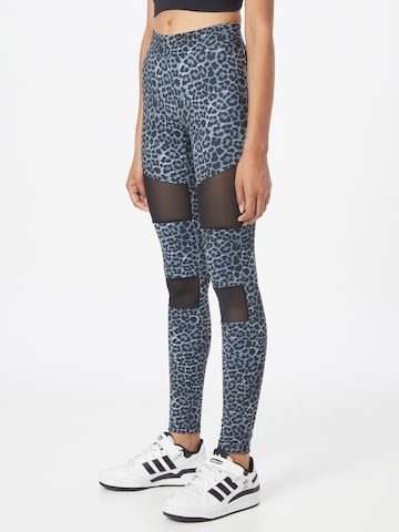 Urban Classics Skinny Leggings i blå: framsida