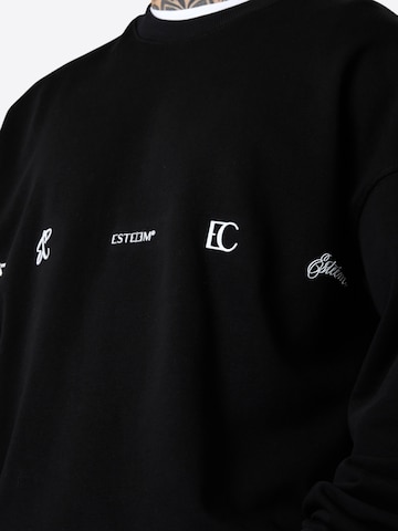 Sweat-shirt ' Logos Oversized ' ESTEEM en noir