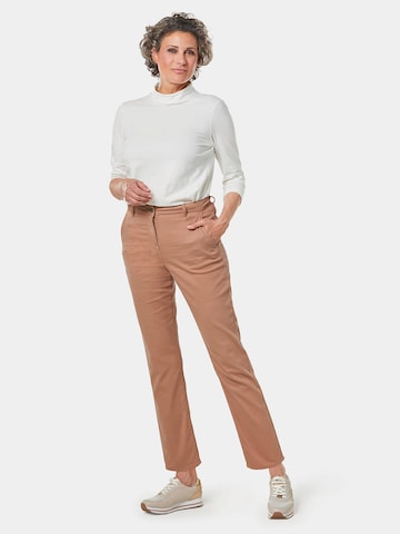 Regular Pantalon Goldner en marron