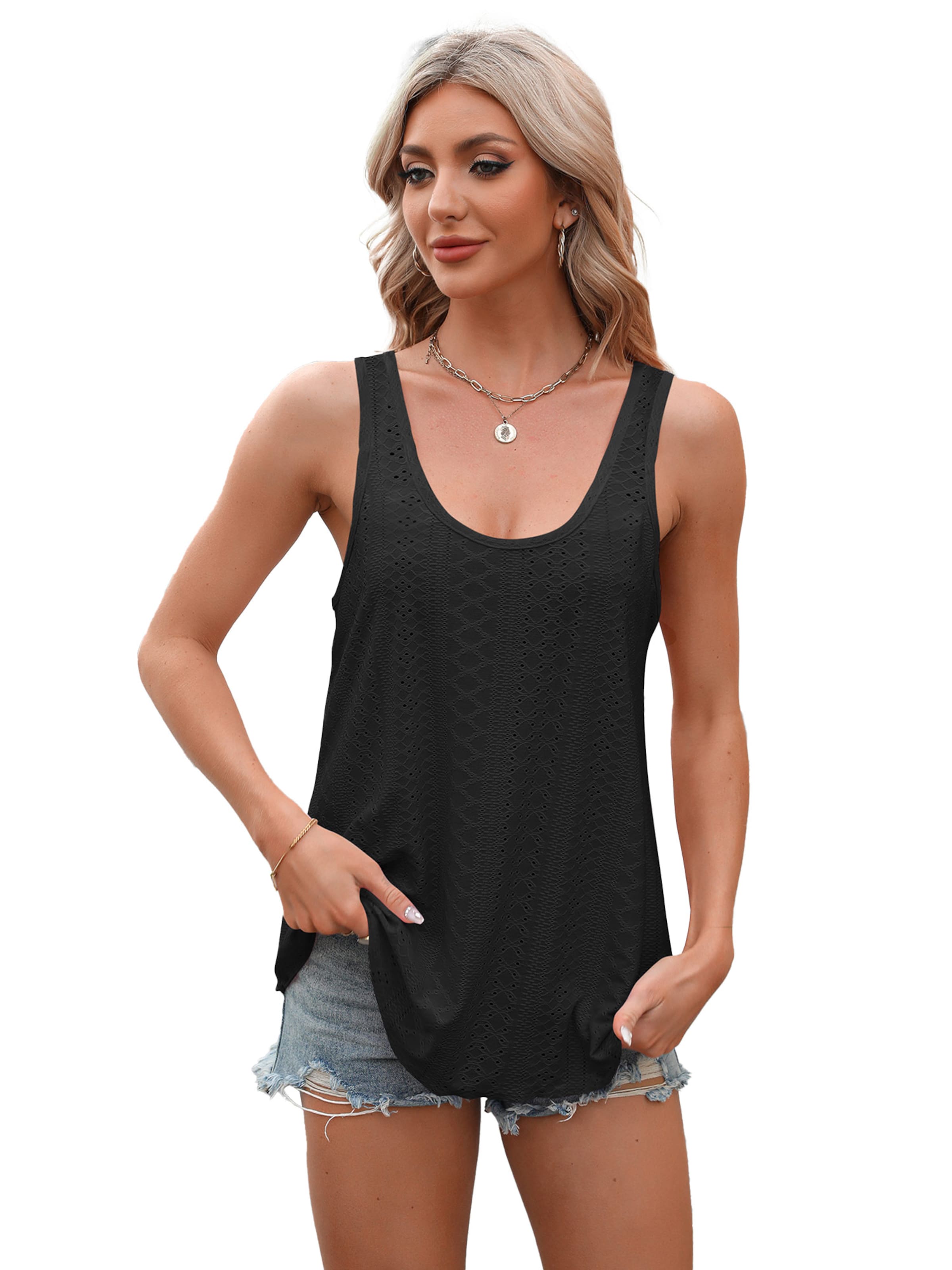 MEETWEE Top in Zwart