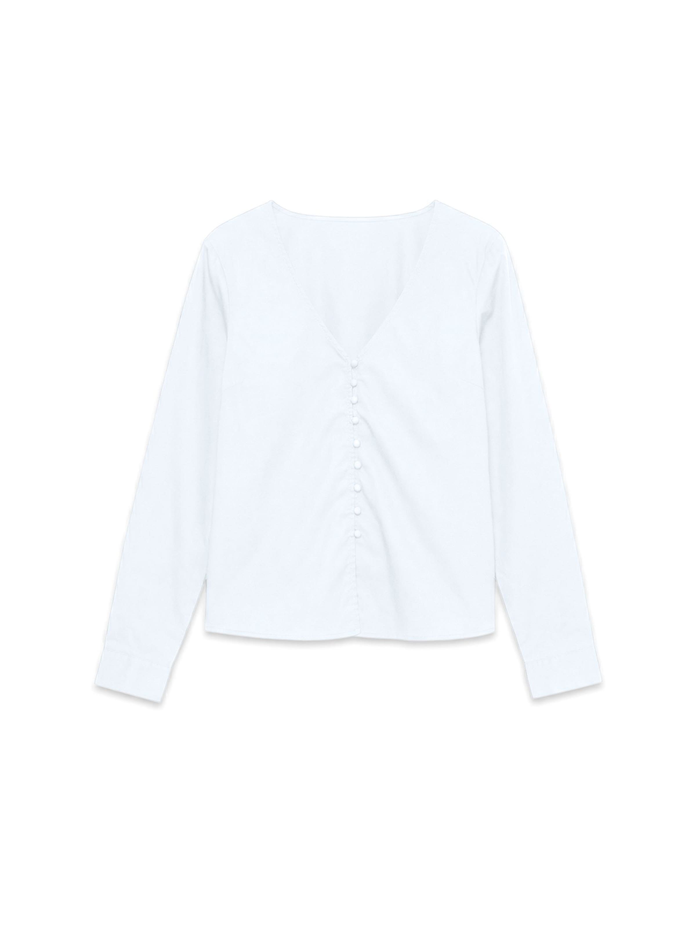 Camicia da donna 'VMAlva' di VERO MODA in bianco: frontale