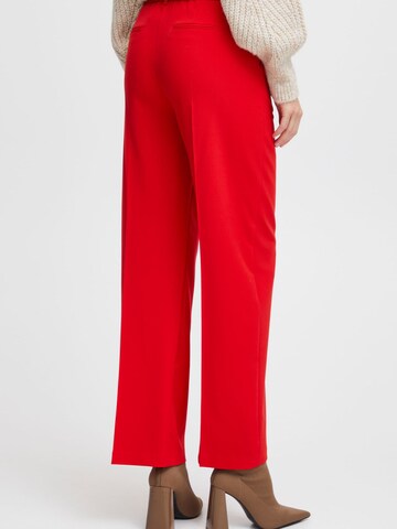 b.young Wide Leg Hose 'BYDANTA' in Rot