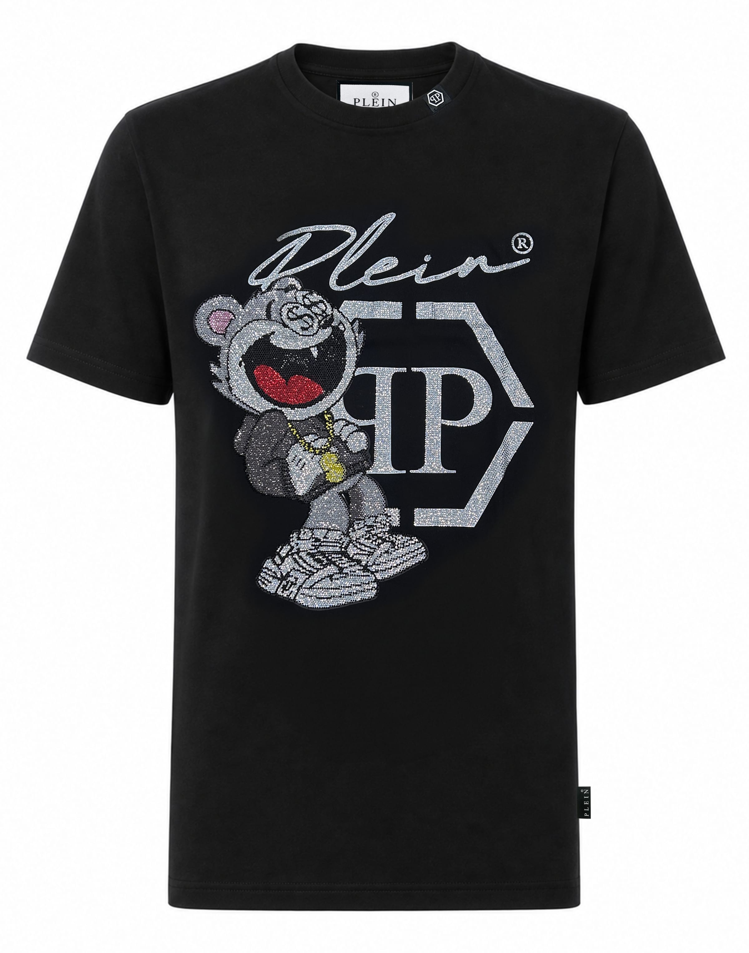 Philipp Plein Shirt 'Money' in XXXL in de kleur Gemengde kleuren / Zwart, Productweergave