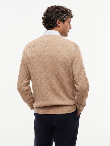 TOMMY HILFIGER Pullover in Braun