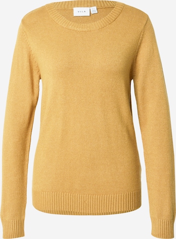 Pull-over 'VIRil' VILA en marron : devant