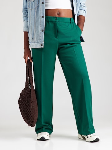 SAMOON Wide Leg Hose in Grün: Vorderseite