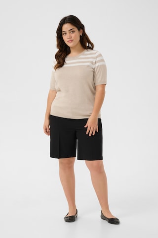KAFFE CURVE Pullover 'Lizzy' i beige