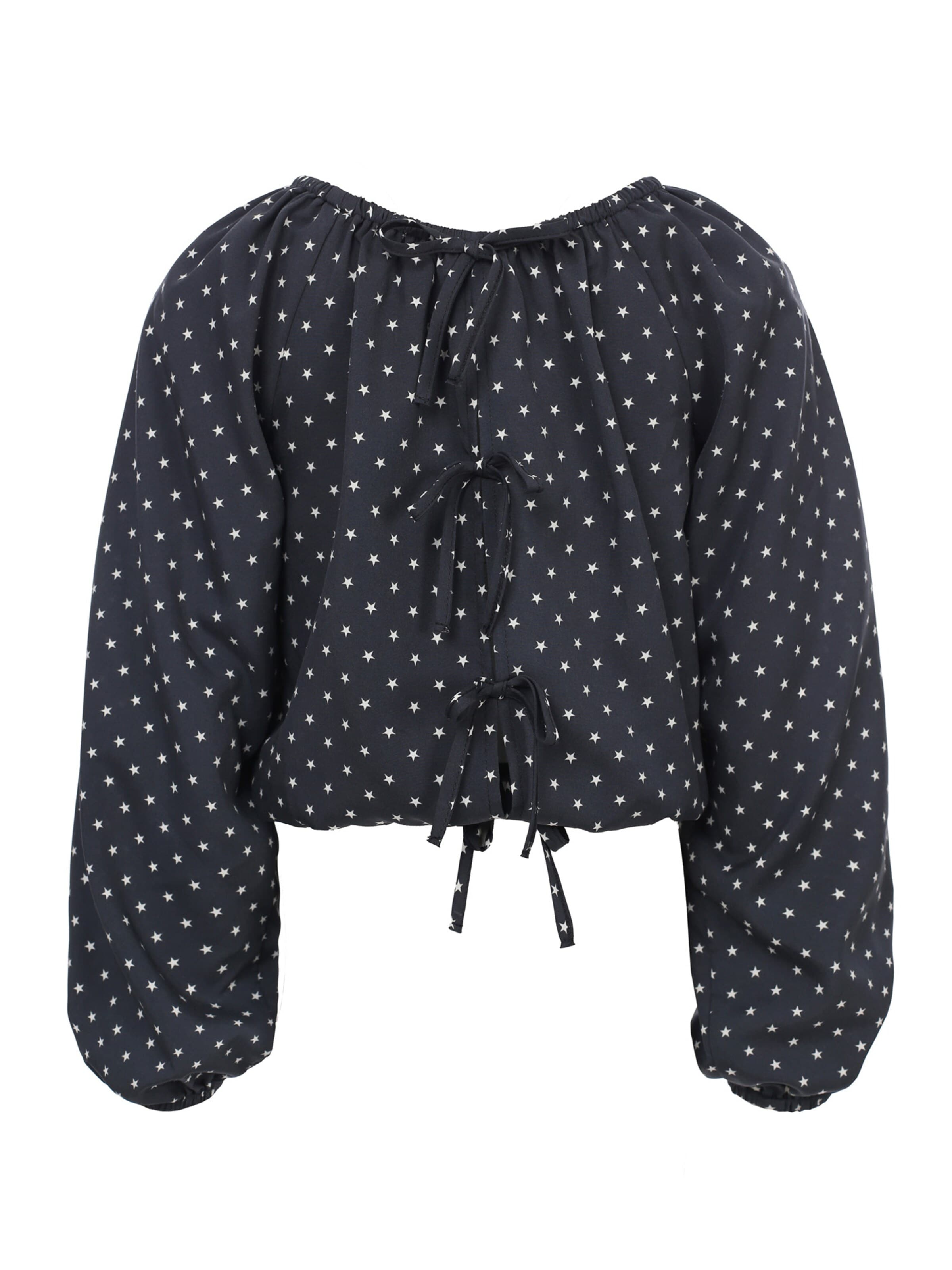 Looxs Revolution Blouse in Grey: front