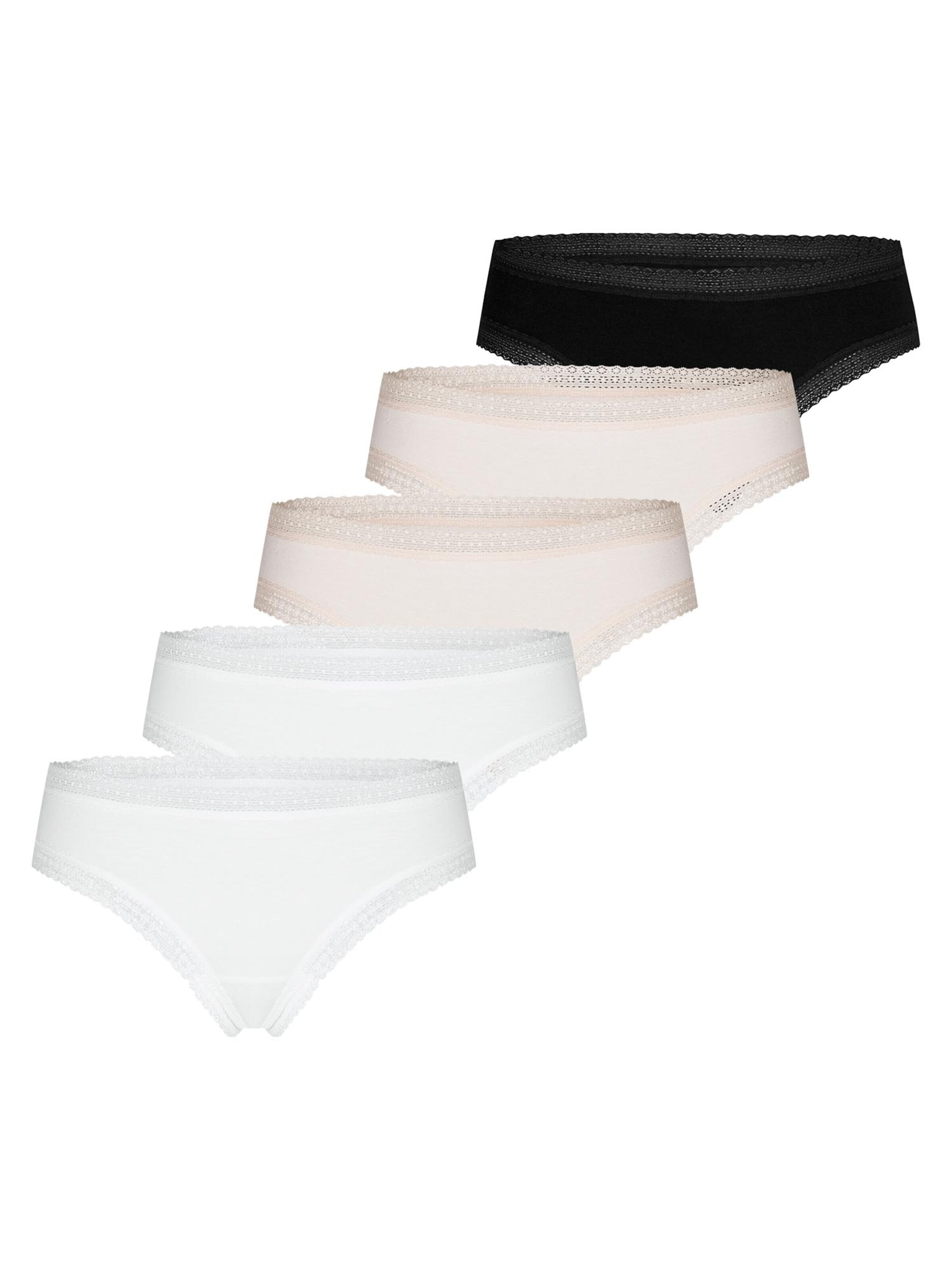 Mey Boyshorts 'Modal Lace' in White: front
