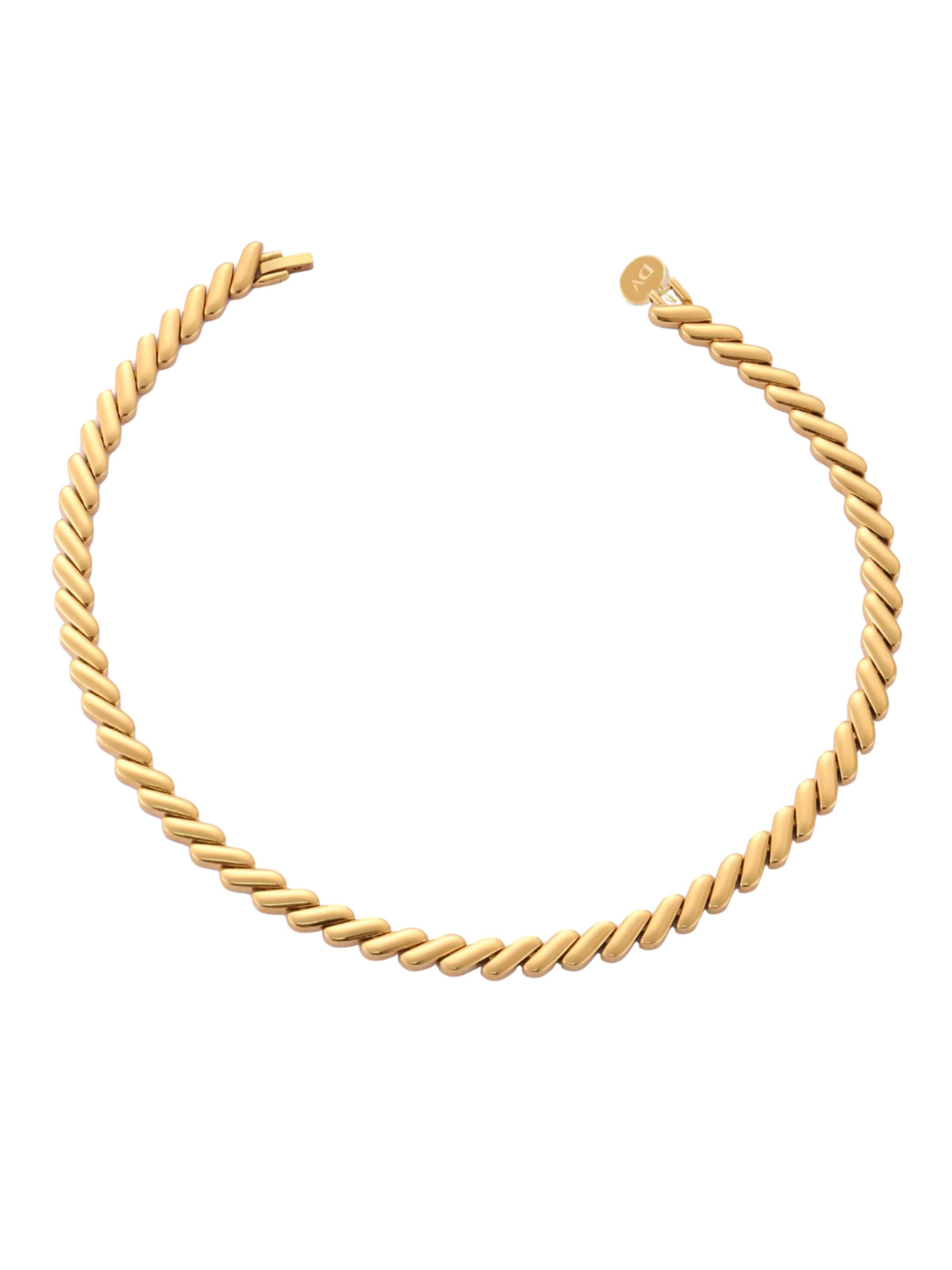 Divé Jewellery Necklace in Gold: front