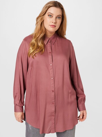 ONLY Carmakoma Blouse in Pink: front