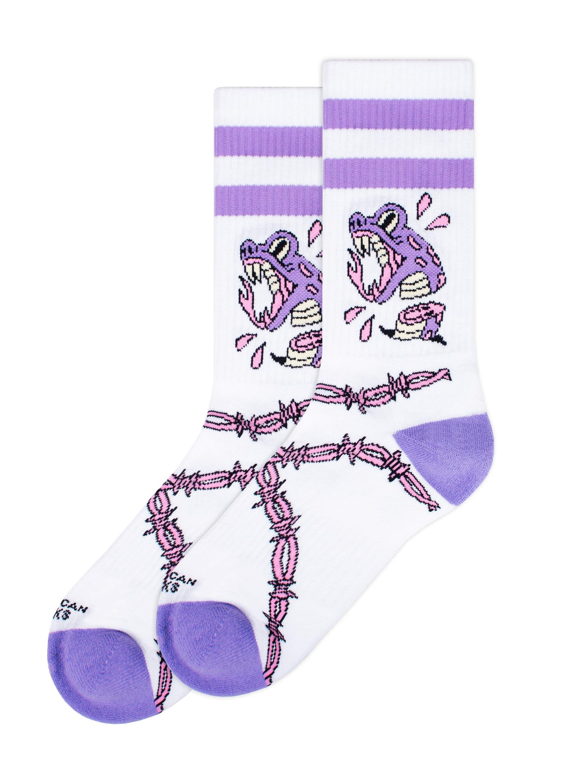 American Socks Calcetines 'Snake Bite -' en 19-55 en lila, Vista del producto