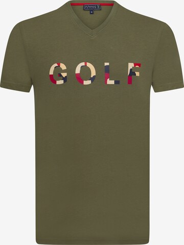 Sir Raymond Tailor Shirt 'Lucas' in Groen: voorkant