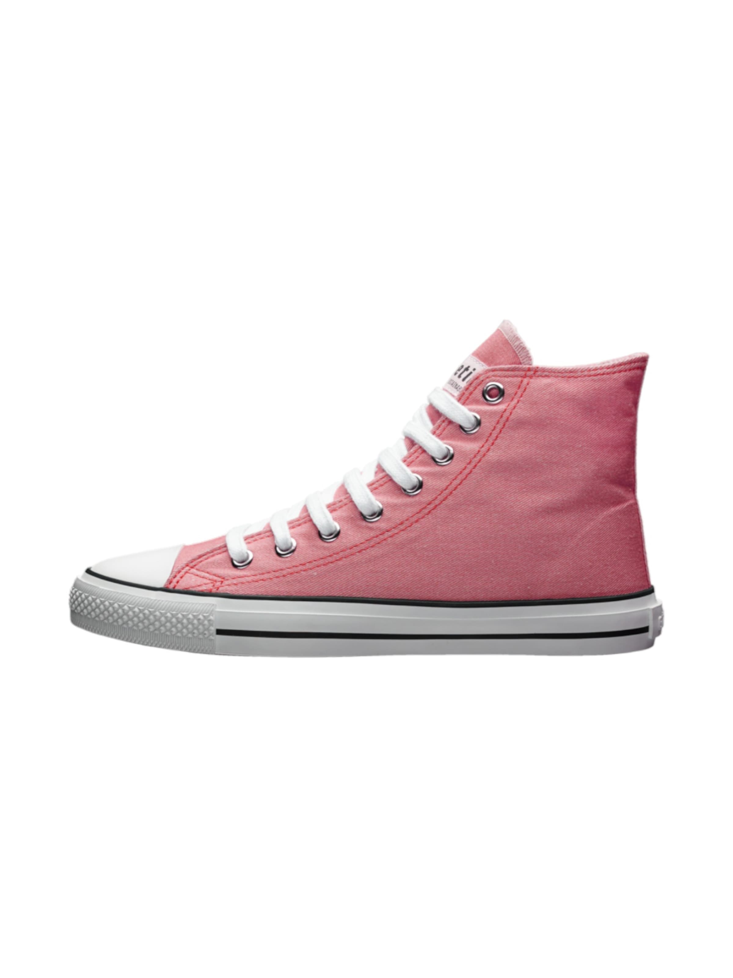Ethletic High-top trainers 'White Cap Hi Cut' in Pink: front