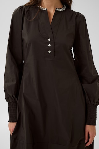 CULTURE - Vestido 'MARGI ' em castanho