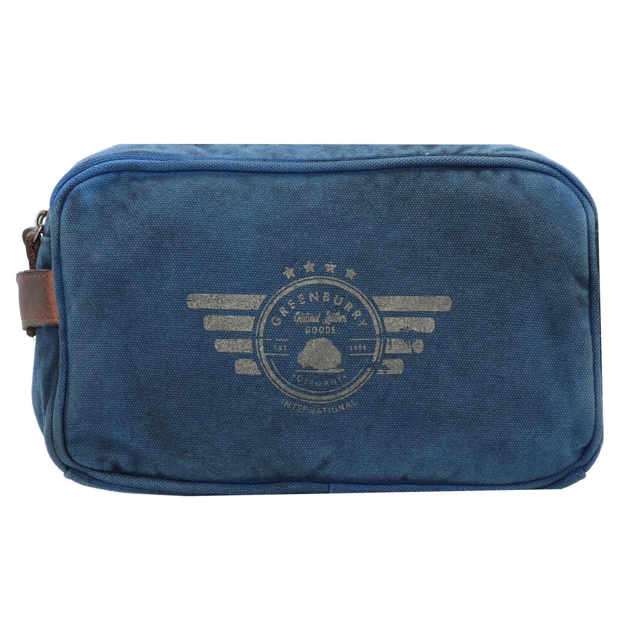 Trousses de toilette 'Vintage Aviator' GREENBURRY en bleu : devant