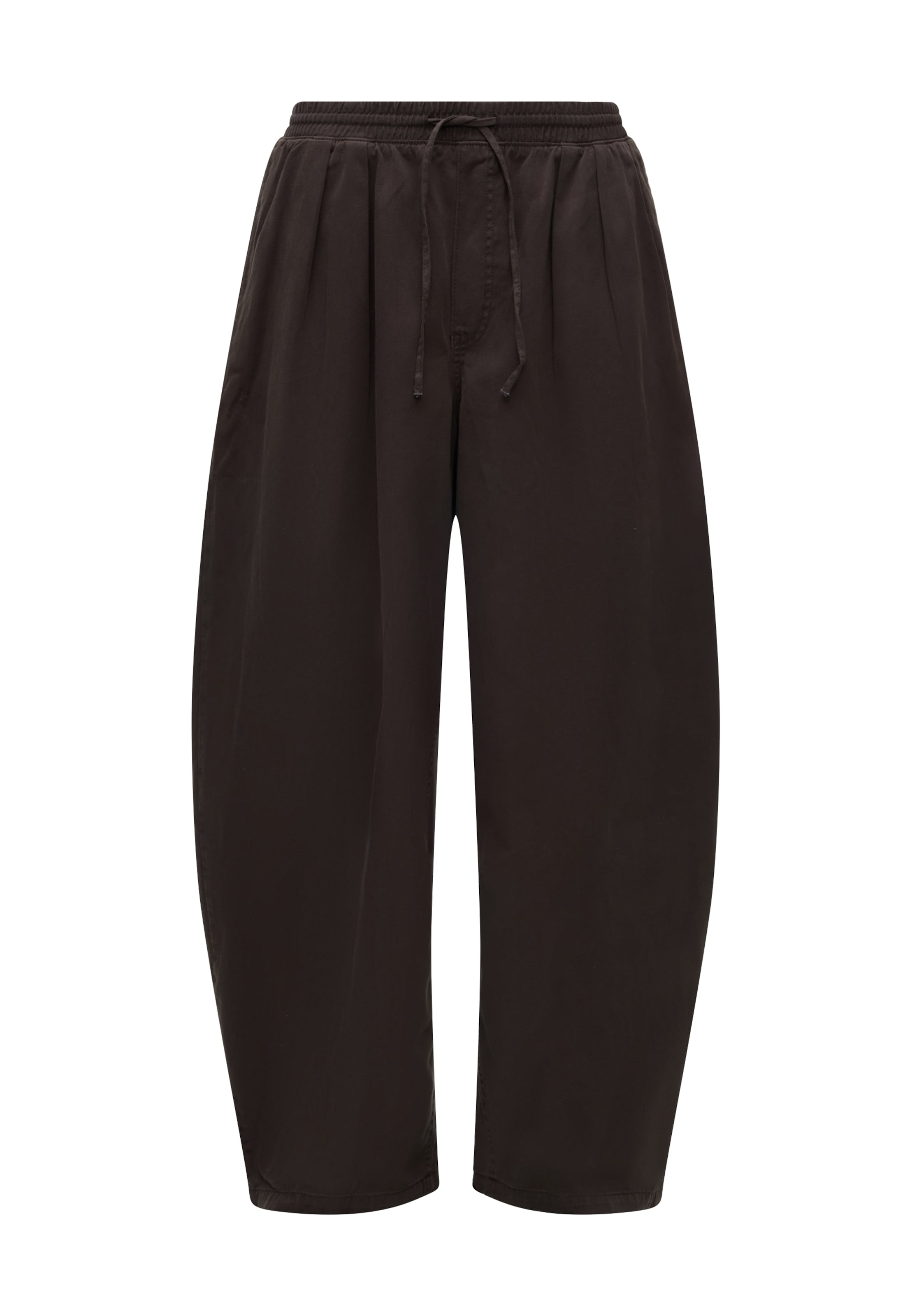 WEEKDAY Barrel Pants 'Dante Cocoon' in Brown