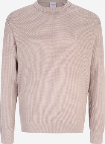 Jack & Jones Plus Sweater 'KYLE' in White: front