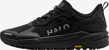 Baskets basses HALO en noir : devant