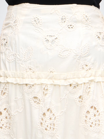 Gonna 'LENORA EYELET' di GUESS in beige