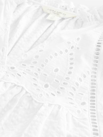 Chemisier LAURA ASHLEY en blanc