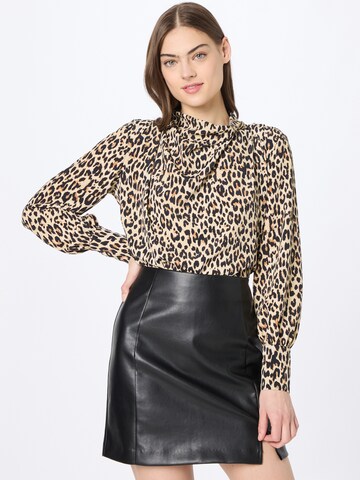 River Island Blouse in Bruin: voorkant