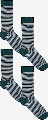 Albero Natur Socks 'Classic' in Green: front