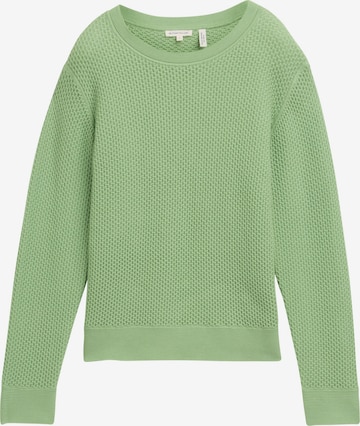 TOM TAILOR Pullover in Grün: Vorderseite