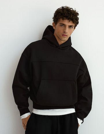 Bershka Bluzka sportowa w kolorze czarny: przód
