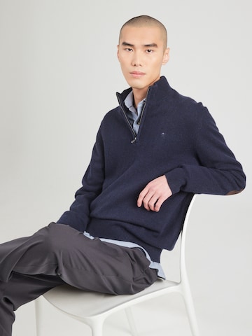 Pull-over Hackett London en bleu : devant