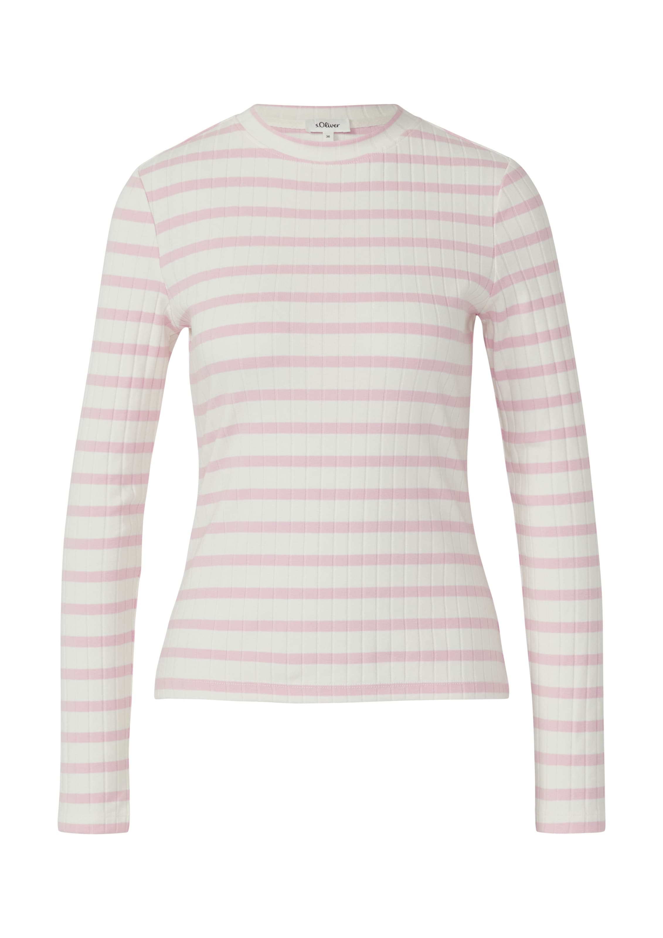 s.Oliver Shirt in Wit: voorkant