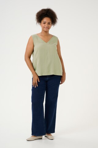 KAFFE CURVE Top 'Mille' in Green