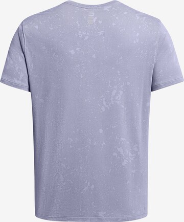 UNDER ARMOUR Performance Shirt 'Launch Splatter' in Purple