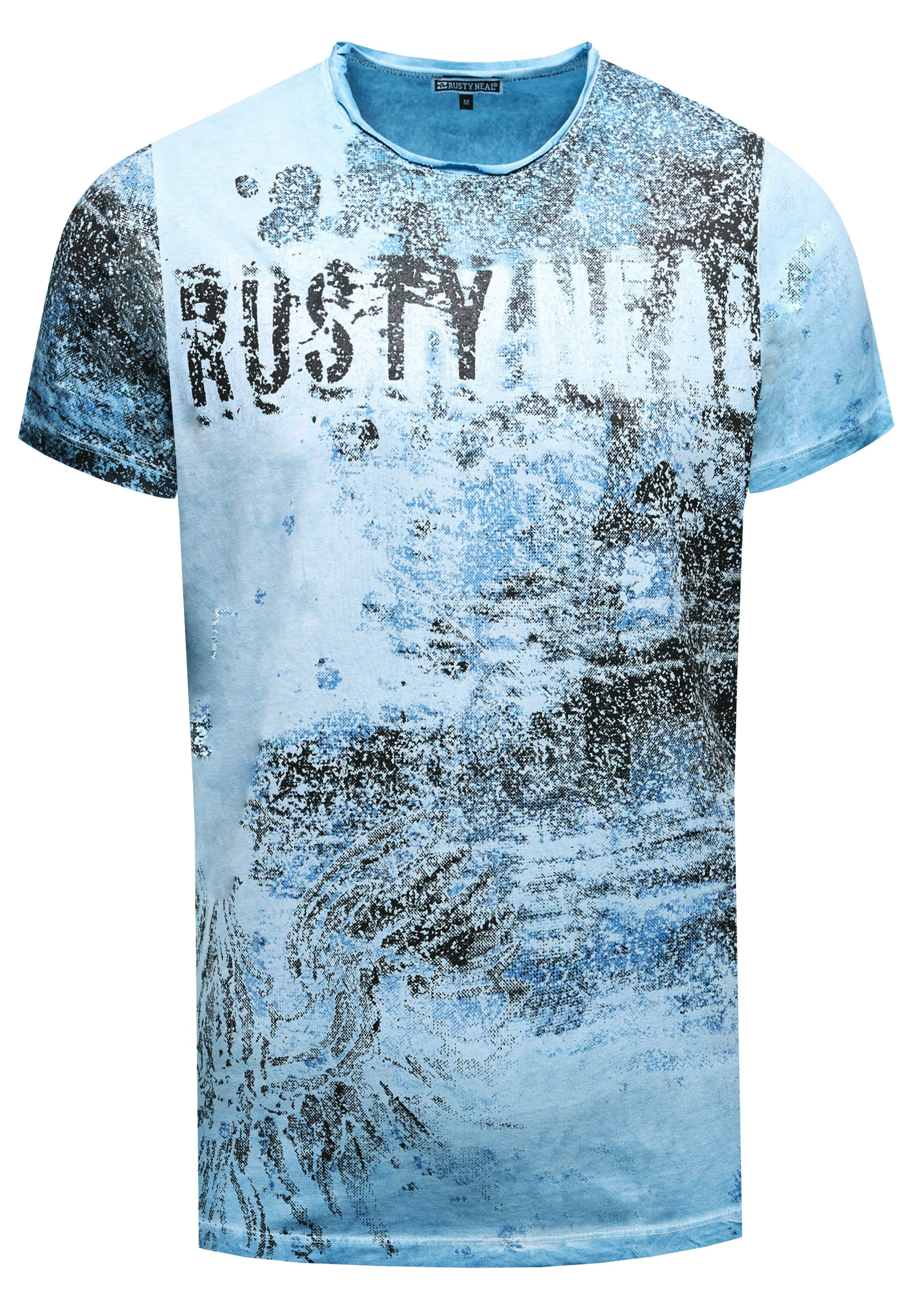 Rusty Neal T-Shirt in Blau: Vorderseite