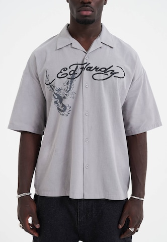 Ed Hardy Comfort fit Ing - szürke: elől