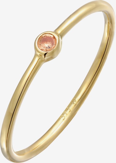 ELLI PREMIUM Ring in de kleur Goud / Pink, Productweergave