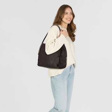 Borsa a spalla 'Viola' di Campomaggi in marrone