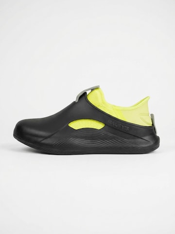 RALFY'S Classic Flats 'N1 Combo' in Yellow: front