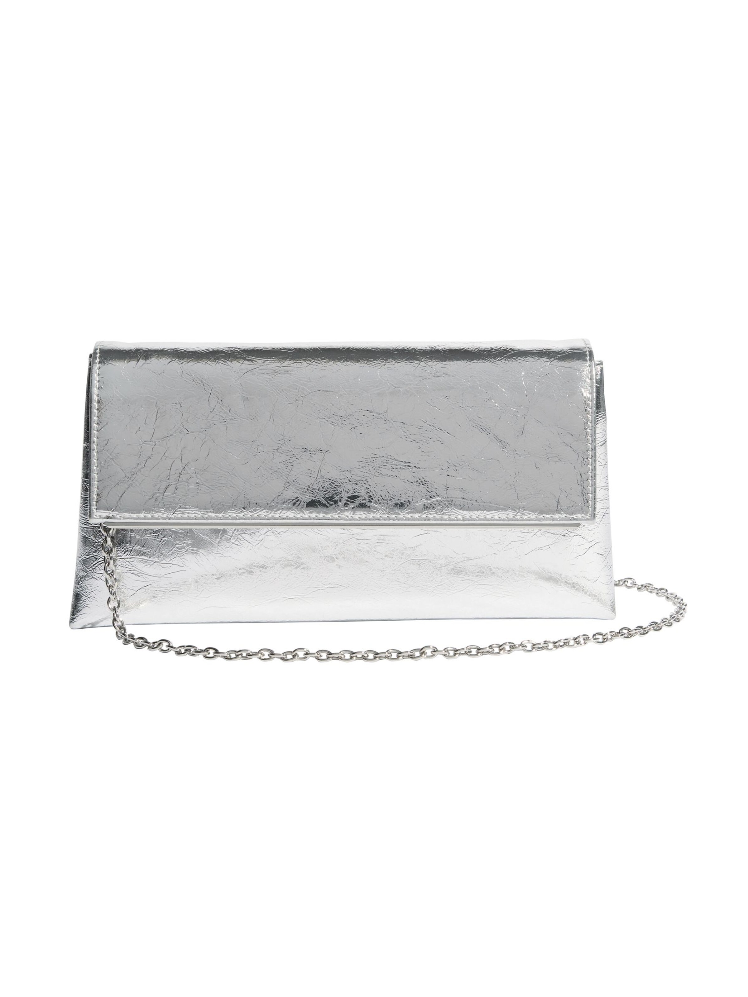 Friends Like These Clutch in Zilver: voorkant