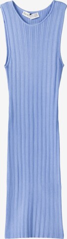 Bershka Knit dress in Blue: front