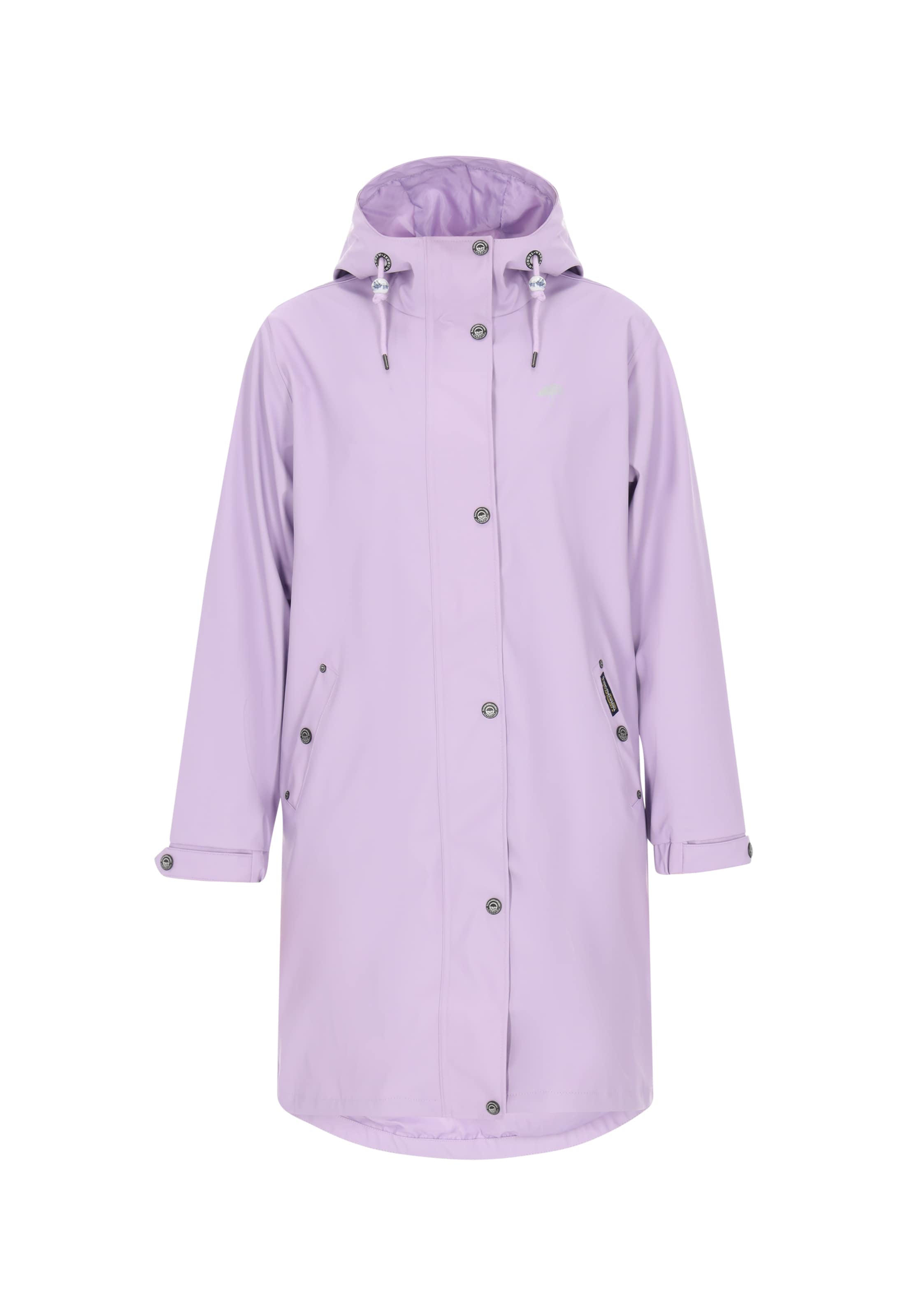 Manteau fonctionnel Schmuddelwedda en violet : devant