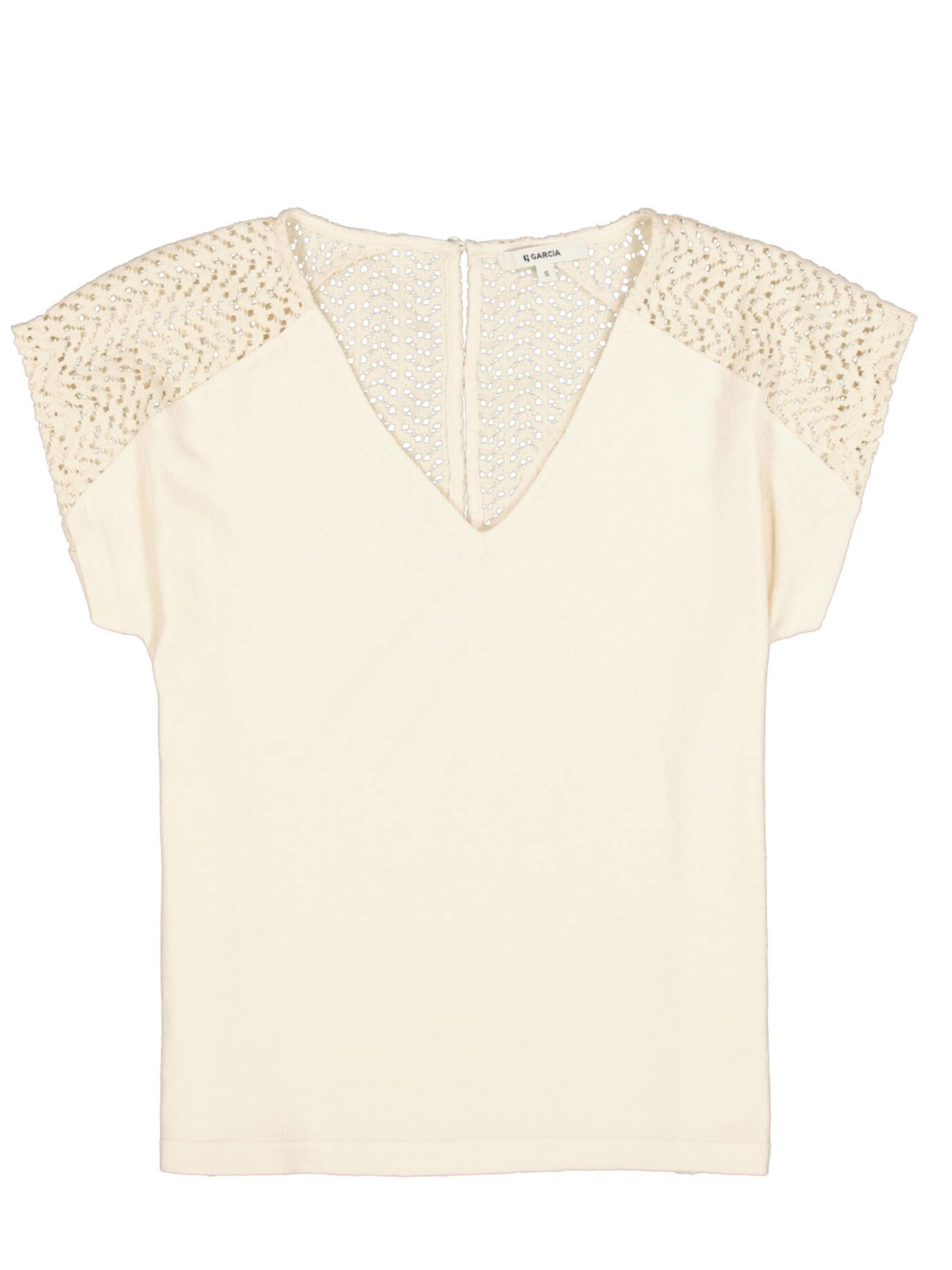 GARCIA Shirt 'Garcia - Dames t-shirt' in Beige: front