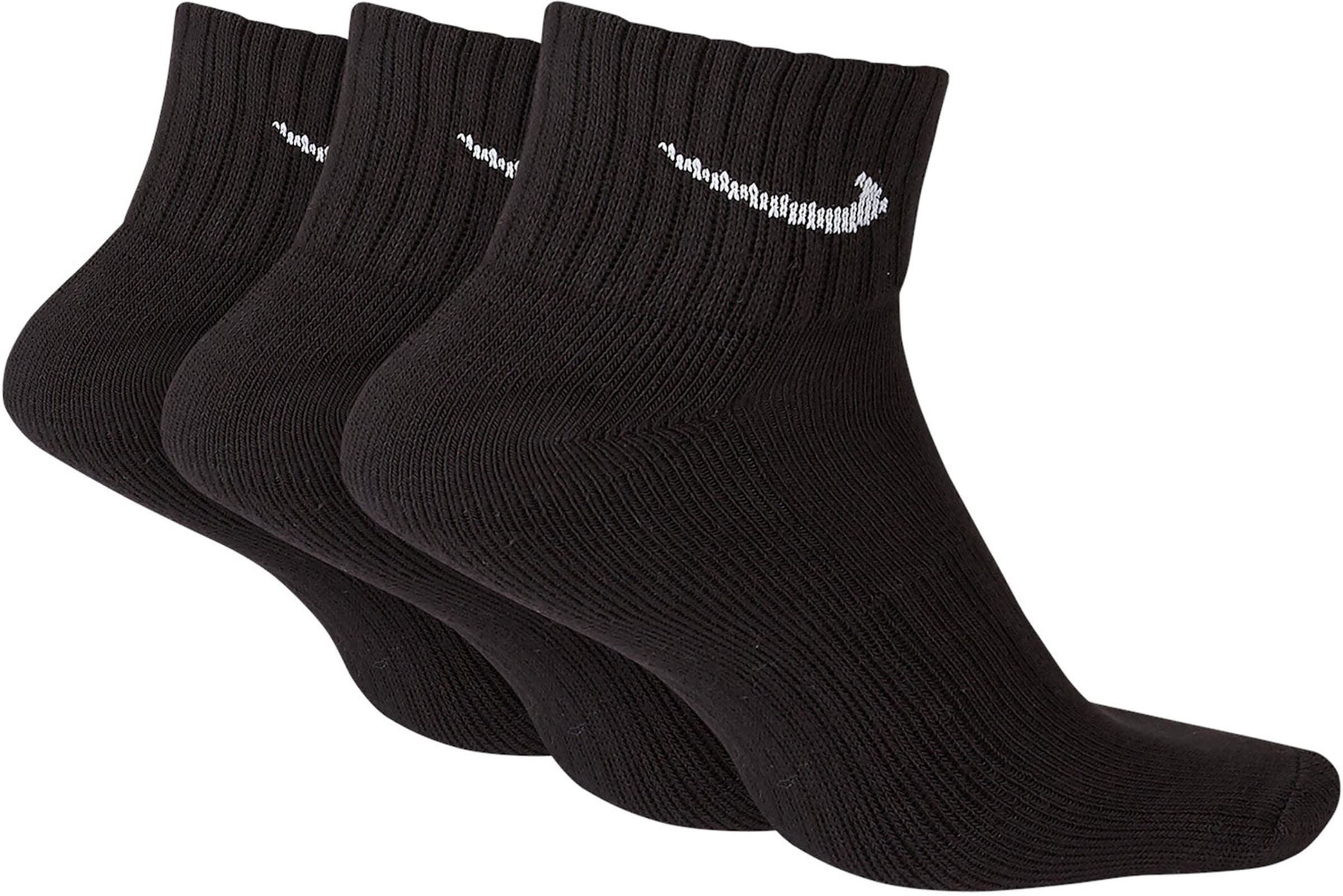 NIKE Athletic Socks in Black