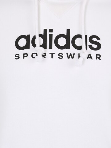 Sweat de sport 'All Szn Fleece Graphic' ADIDAS SPORTSWEAR en blanc