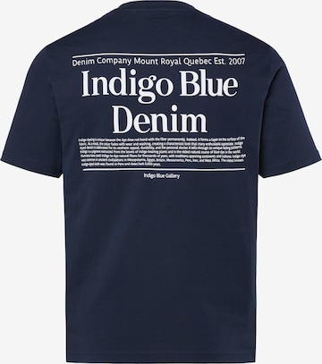 Men Plus T-Shirt in Blau: Vorderseite