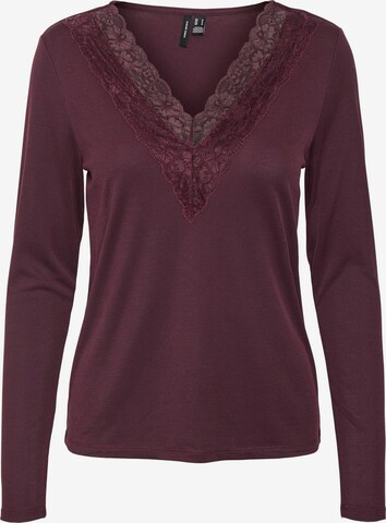 VERO MODA Shirt 'Phine' in Red: front