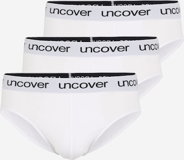 uncover by SCHIESSER Slip '3er-Pack Uncover' i hvid: forside