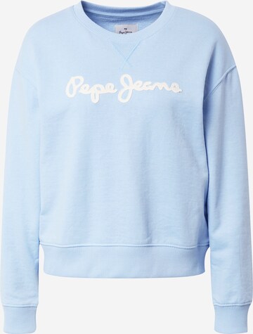 Pepe Jeans Sweatshirt 'NANETTES' in Blauw: voorkant